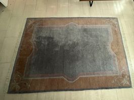 Echter Tibeter Teppich, handgeknüpft, 240x172cm, Zertifikat