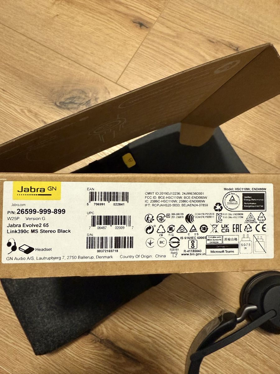 Jabra Cuffie: Casque Jabra evolve 2 65 MS Stereo neuf – Nuovo e nell'imballaggio originale da Villaz-St-Pierre venduto da dav_w66n 6