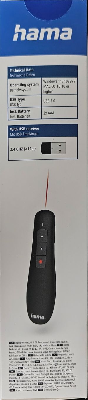 Hama Télécommandes: Hama X-Pointer (Laserpointer) – Neuf avec emballage d'origine à Worben par Marcodos 3