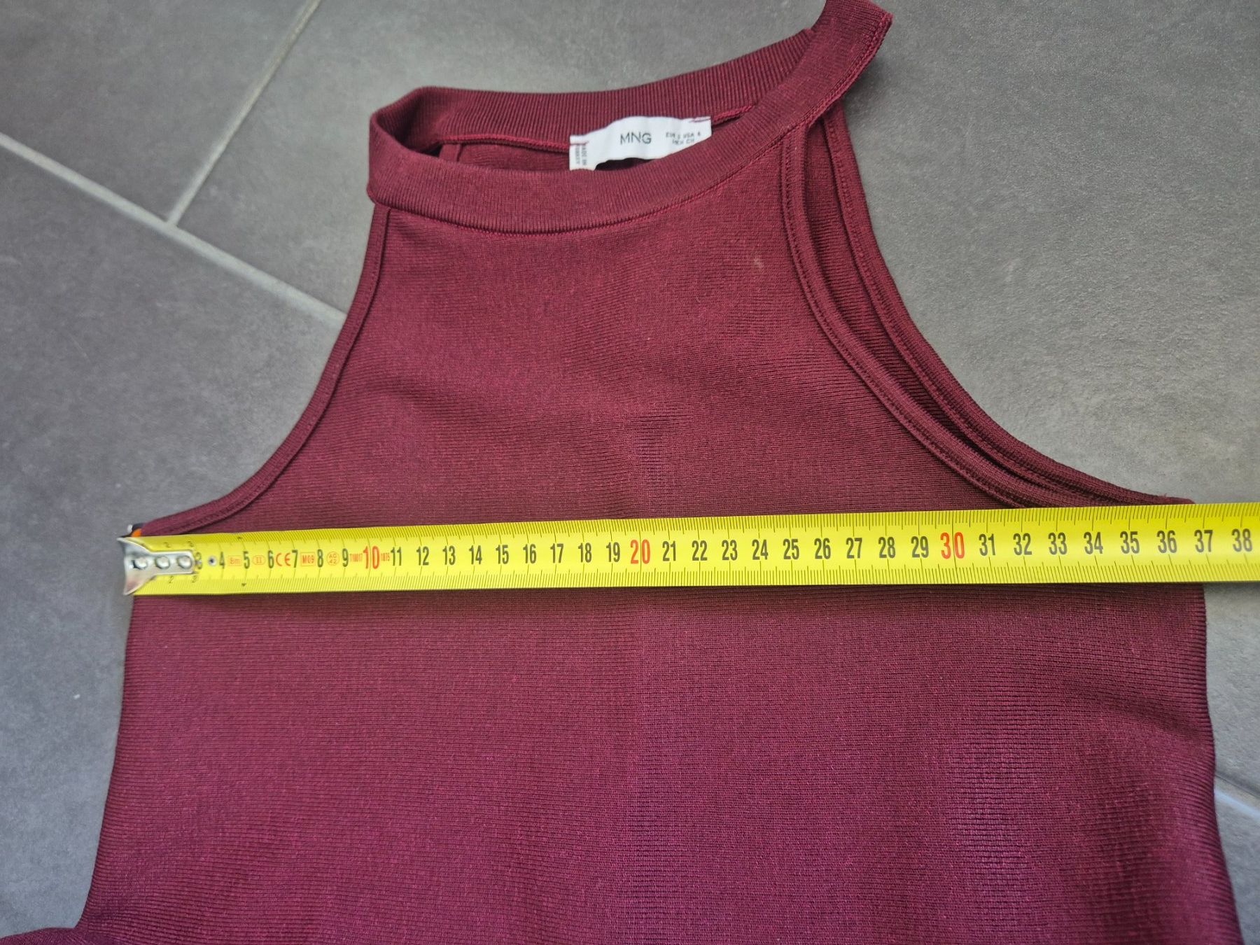 Mango Vestiti: Mango burgundy summer dress size S – Usato da Zürich venduto da monadiederich 3