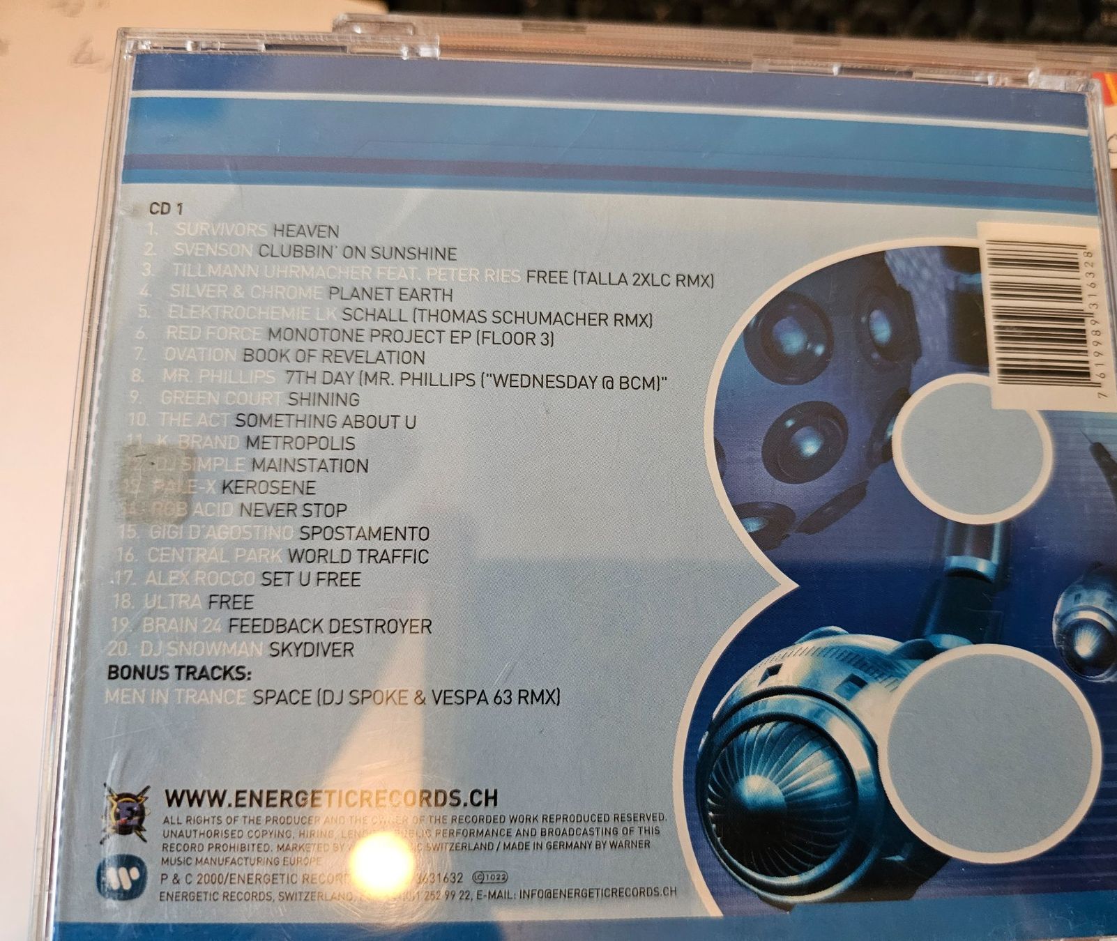 CD: Evolution 8-DJ Snowman/streetparade/oxa – Usato da Bremgarten AG venduto da musiccollector 1