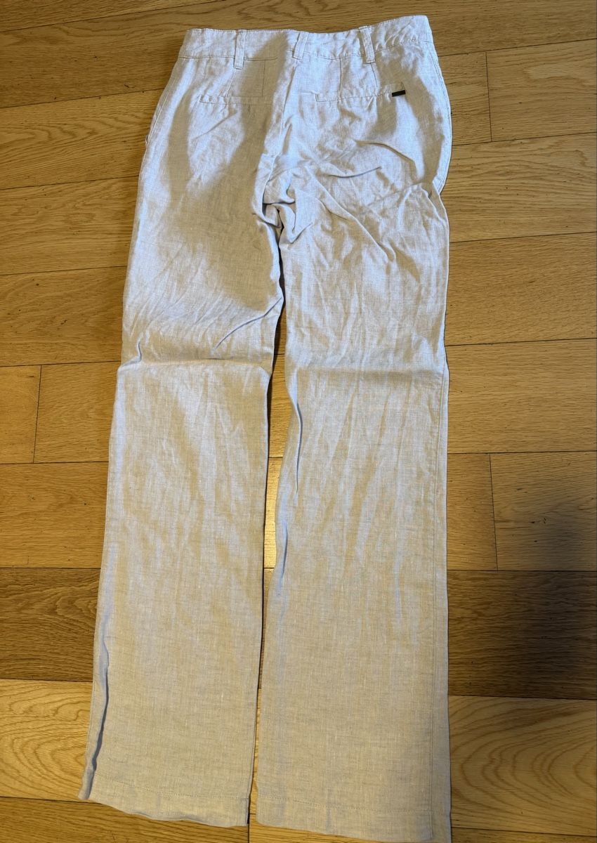 Mango Pantaloni: Pantalon MNG linen taille 32 – Nuovo (secondo la descrizione) da Thonex venduto da TropicalPlantsCorner 3