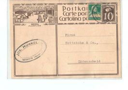 Schweiz Ganzsache Postkarte BPK PK 122 Bern Flugplatz