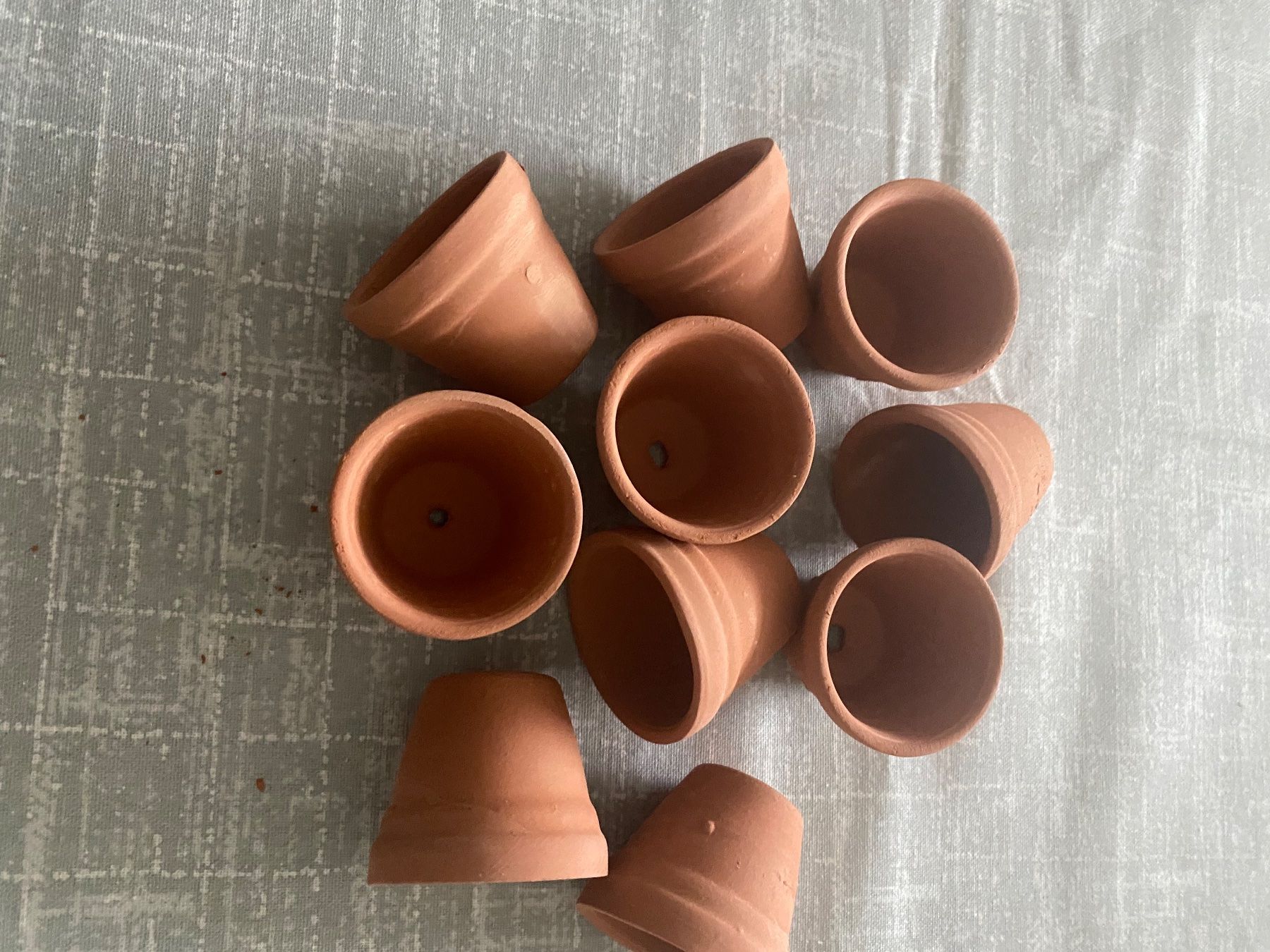 Vasi per fiori: Tonsatz: 10 Mini-Tontöpfe – Nuovo (secondo la descrizione) da Thun venduto da marasch01