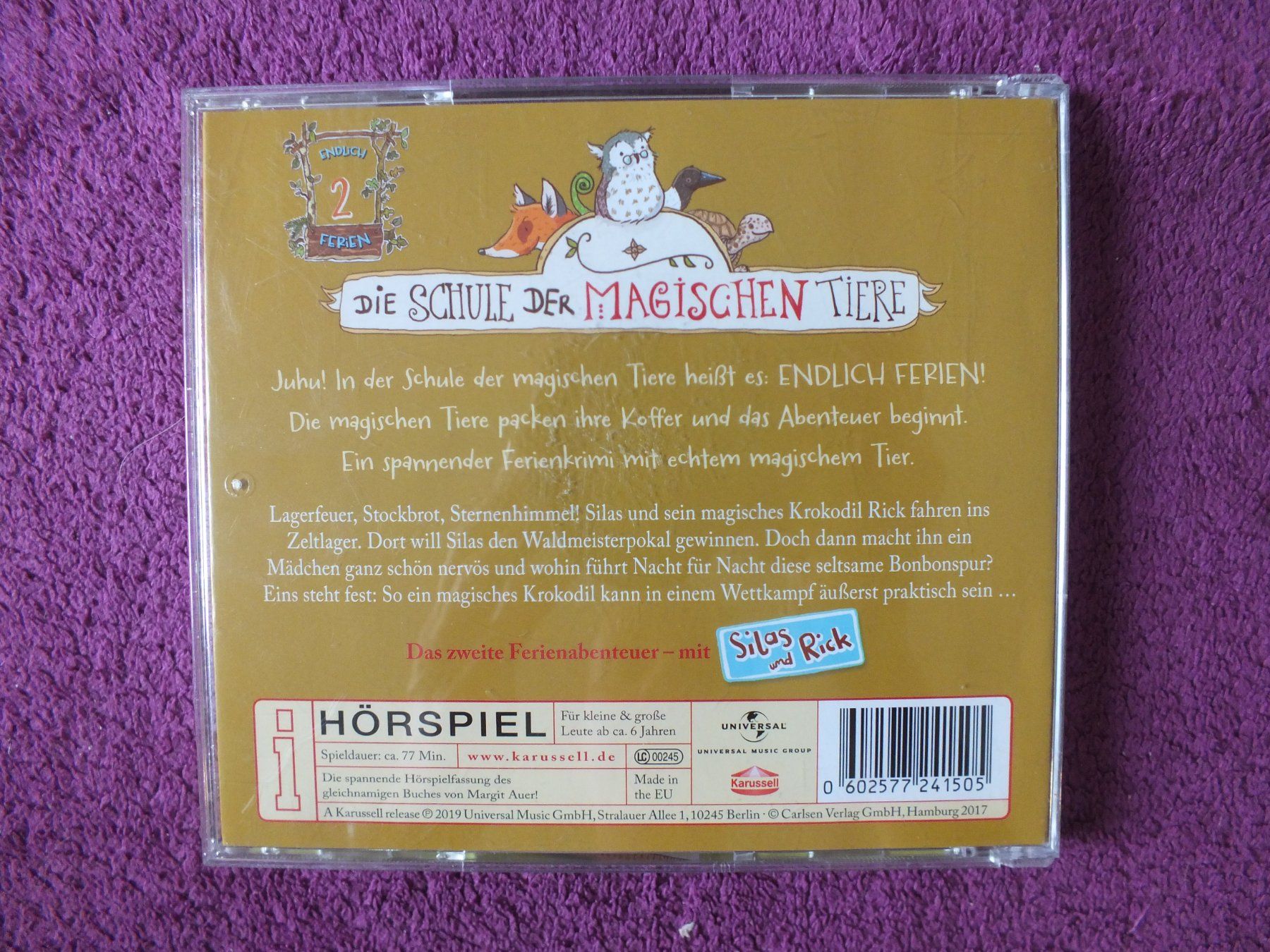 CDs: Die Schule der magischen Tiere Folge 2 - Endlich Ferien - CD – Gebraucht aus Müllheim Dorf von Seeeule01 1