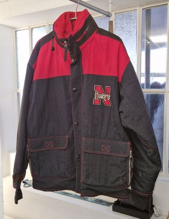 Champion Winterjacke Vintage Nebraska Huskers Gr.L 