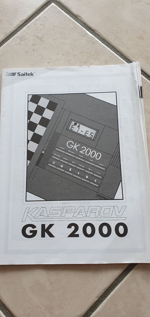 Spiele: Jeu d'échecs électronique GK 2000 Kasparov – Gebraucht aus Moutier von mar_7nrw 6