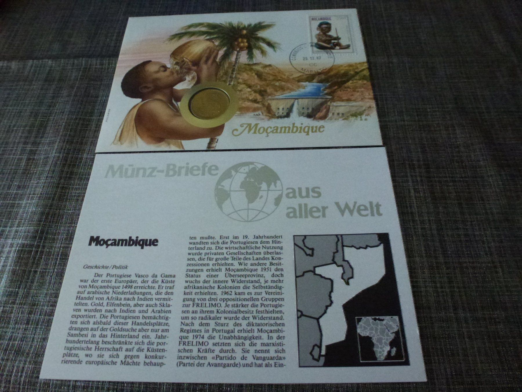 Tutti le monete: Münzbrief Mocambique – Usato da Olten venduto da Disc-Verkauf
