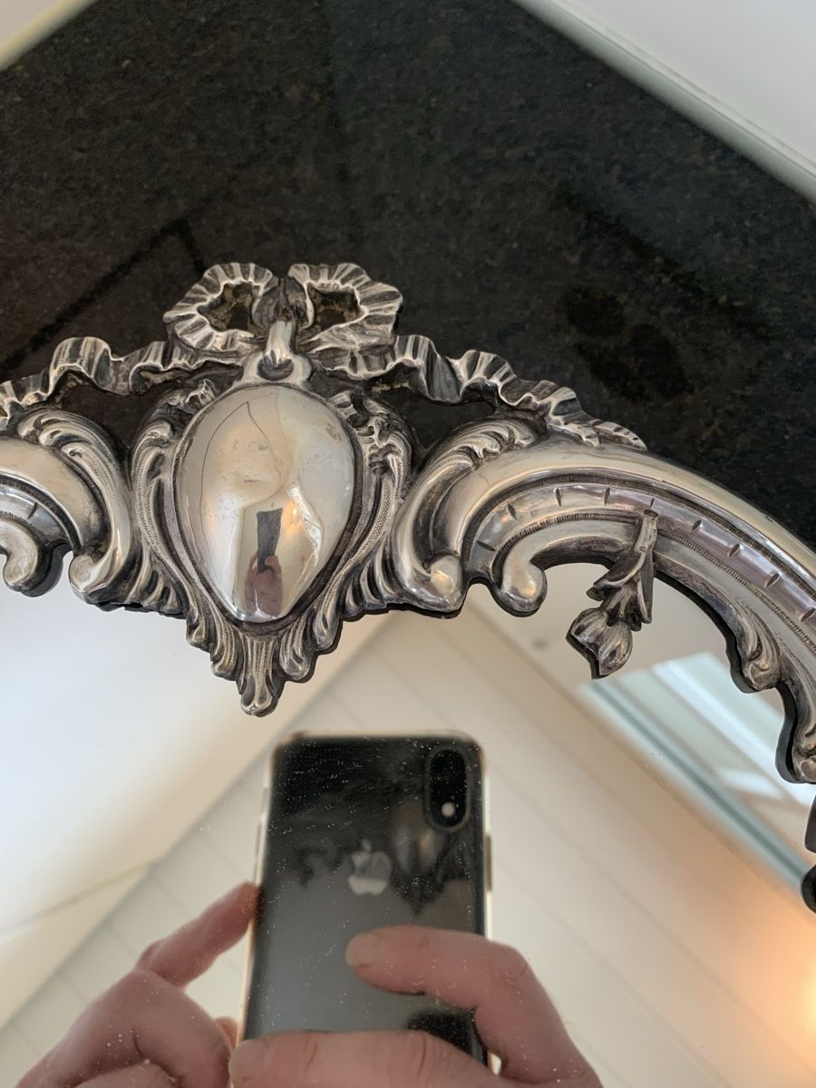 Specchi: Spiegel mit Echsilber Rahmen – Usato da Zollikofen venduto da ausmisten_at_home 1
