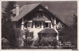 Lignières NE // 1938 Chalet Bellevue Pension Lorenz Bonjour