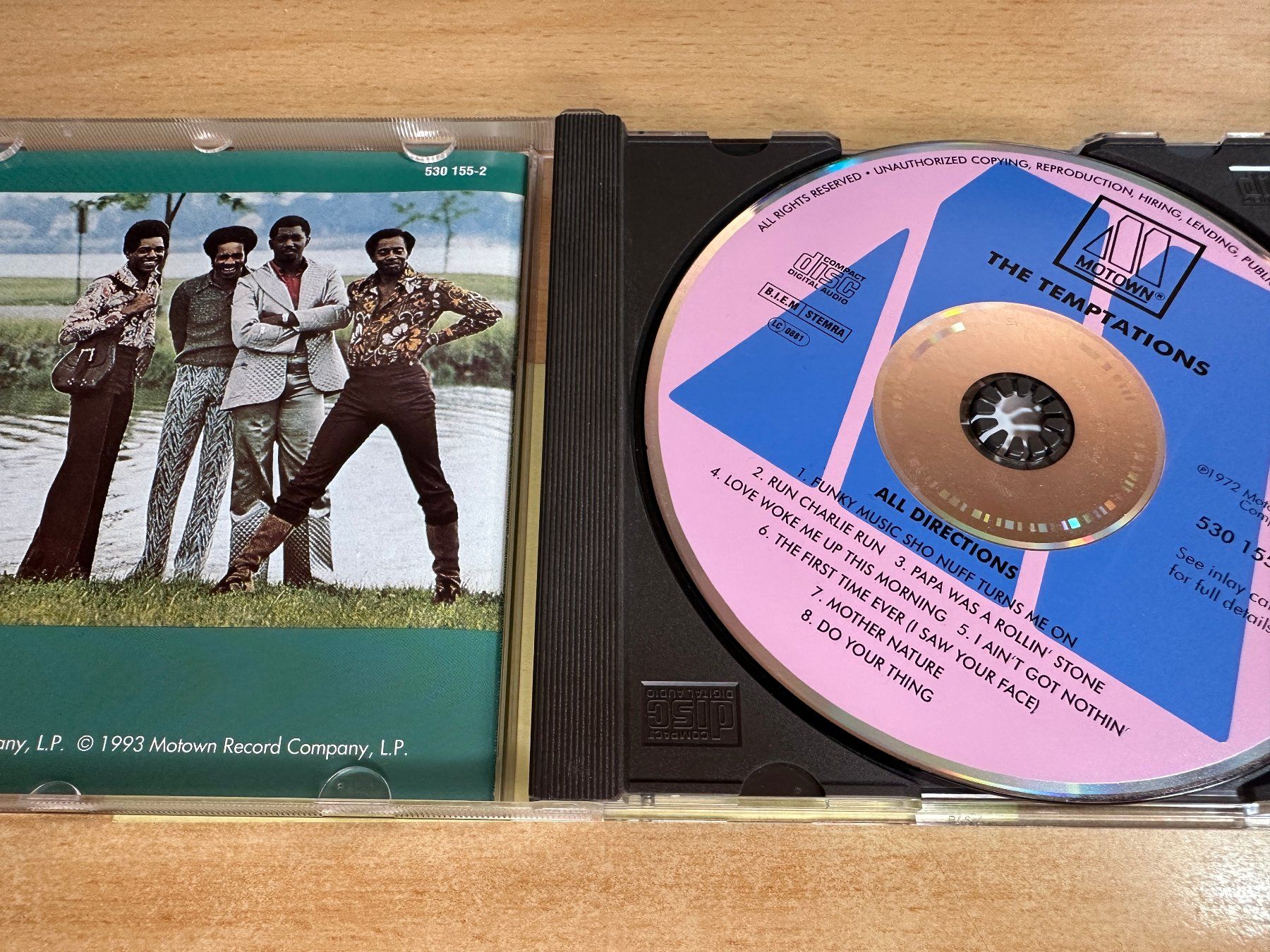 CDs: G5 The Temptations – All Directions – Gebraucht aus Rikon im Tösstal von Alpenmutz 2