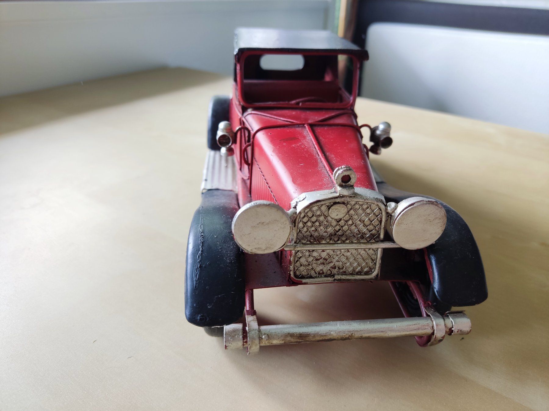 Modellini d'auto: Vintage Blechauto/ Oldtimer in rot-schwarz – Usato da Buchs AG venduto da patiburgener 2