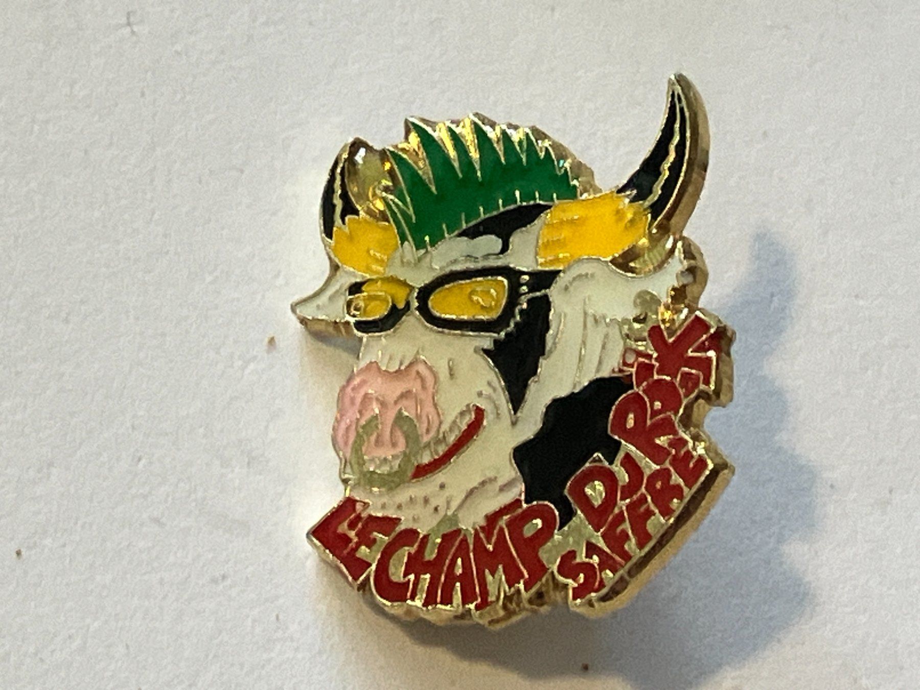 Plaketten & Abzeichen: 1 Pin Le Champ du Rock Saffre – Gebraucht aus Basel von djwwpp