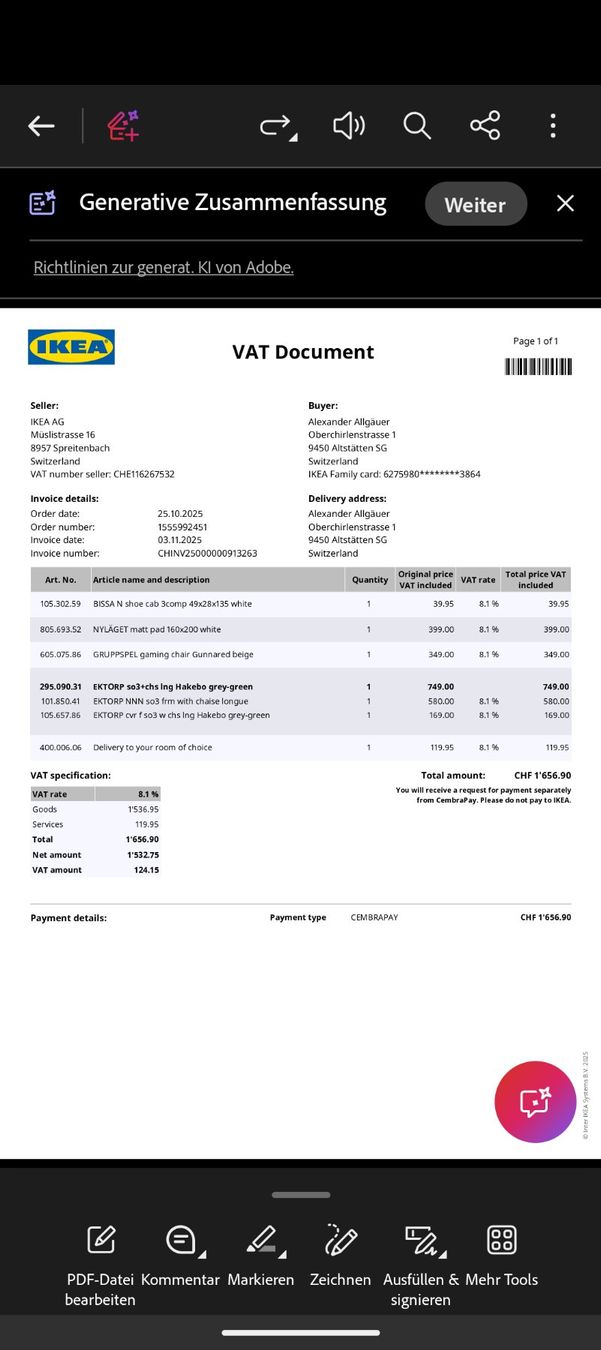 Ikea Divani: Sofa Ektorp 3er Ikea – Usato da Altstätten SG venduto da aal_j768 1