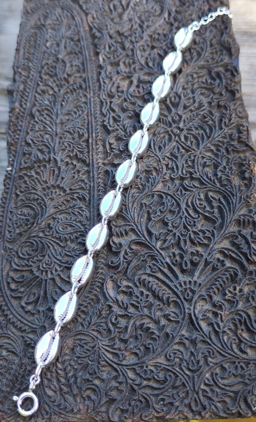 Bracciali & Braccialetti: 925er Silber- Armkettchen Kauri – Nuovo e nell'imballaggio originale da Lauperswil venduto da Naturhandwerk 3