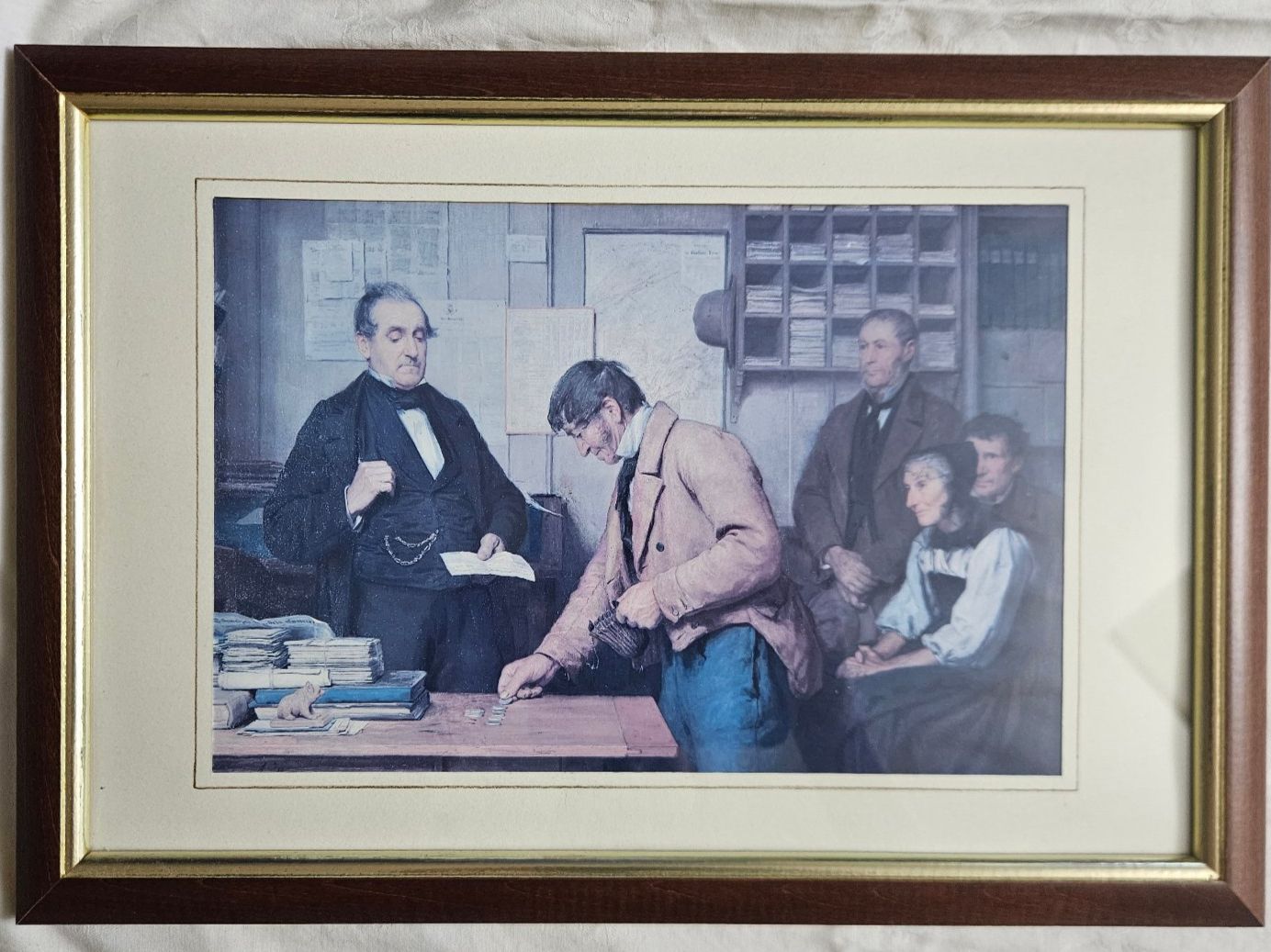 Foto & Immagini: Der Zinstag von Albert Anker, 1871 – Usato da Teufenthal AG venduto da boebe071
