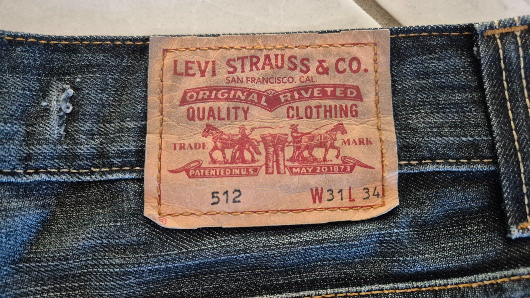 Levi's Jeans: Levi Strauss 512 Jeans W31 L34 – Usato da Buus venduto da papillon098 2