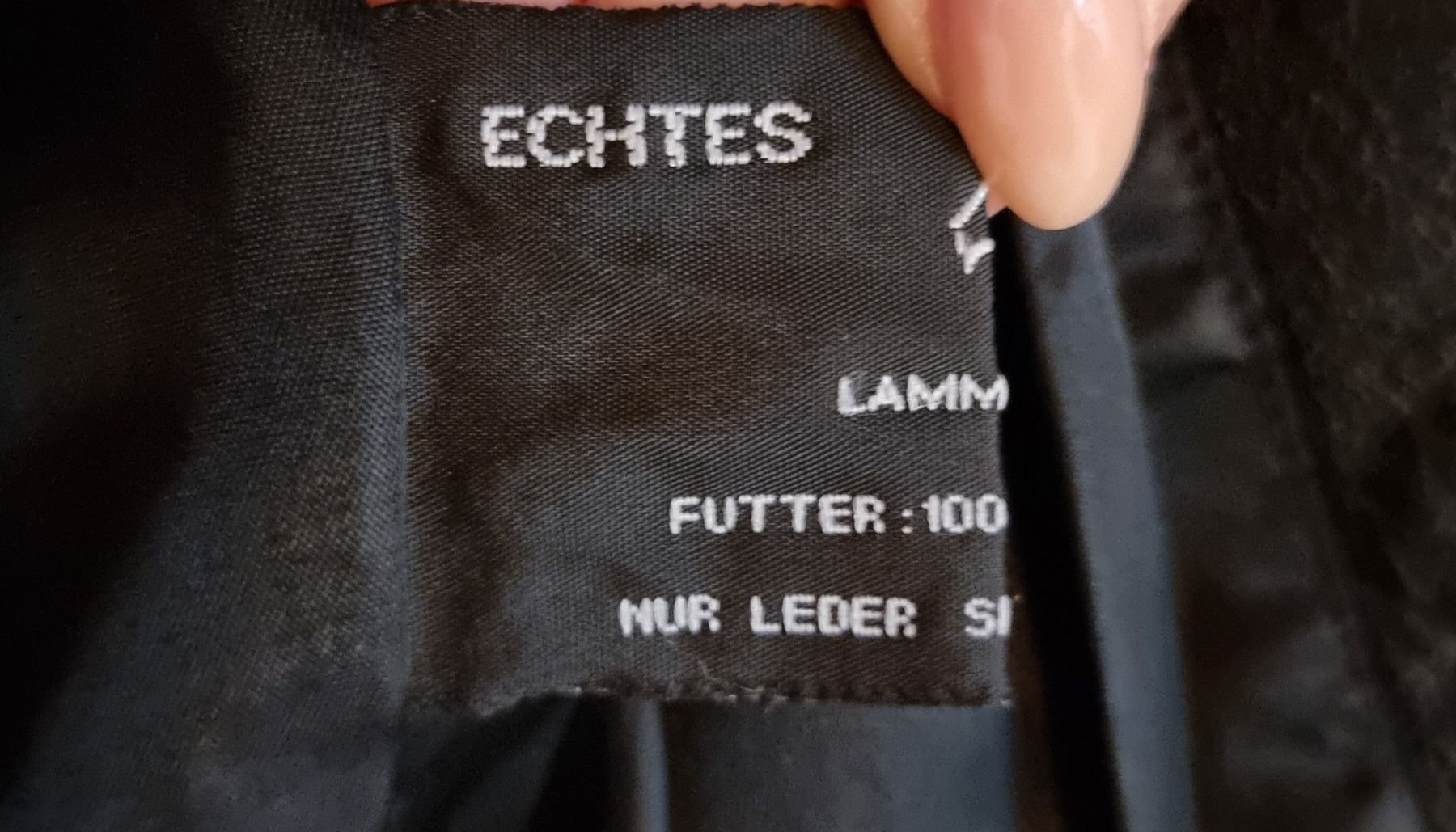 Vestes: Echte Lederjacke aus Lammnappa, Gr. S/36 – D'occasion à Gontenschwil par shop2hand 3