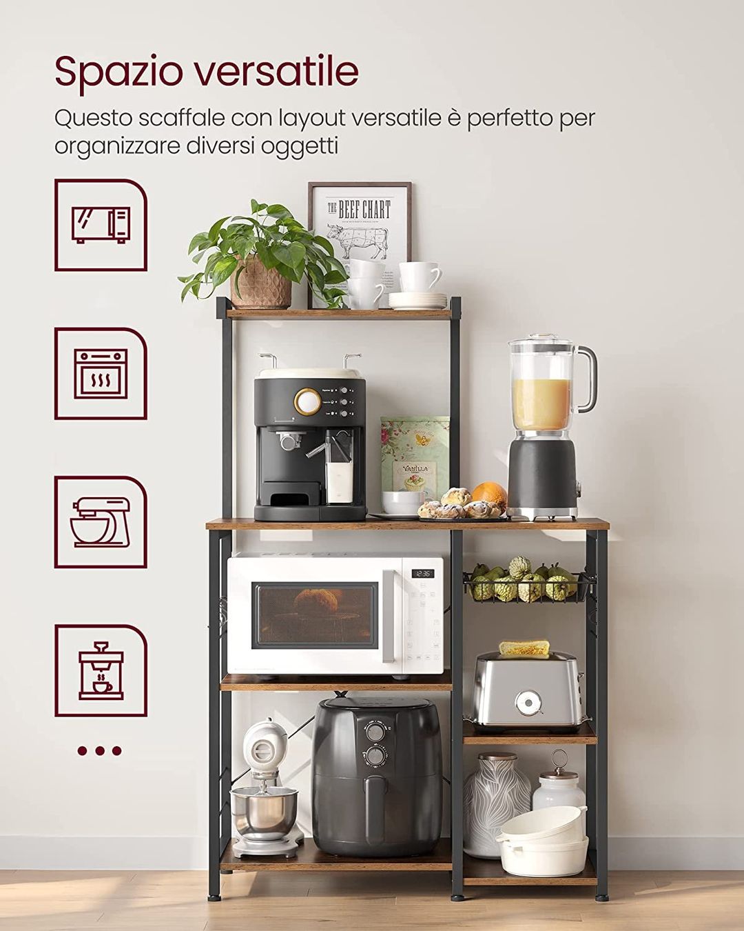 Regale: Industrie Design ‪Küchenregal – Neu und originalverpackt aus Lopagno von CLep 3