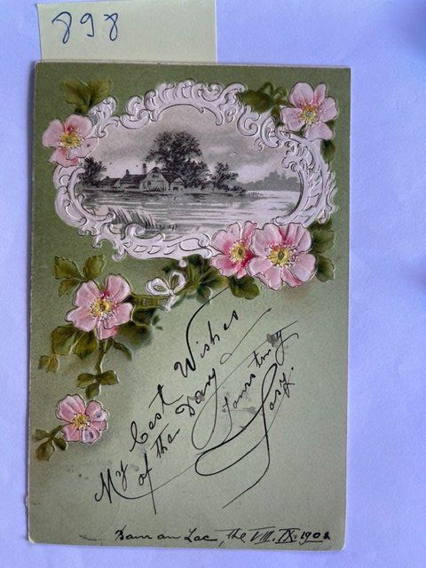 Cartes postales: Grusskarte 1901 mit Stempel – D'occasion à Niederwil AG par dahu75
