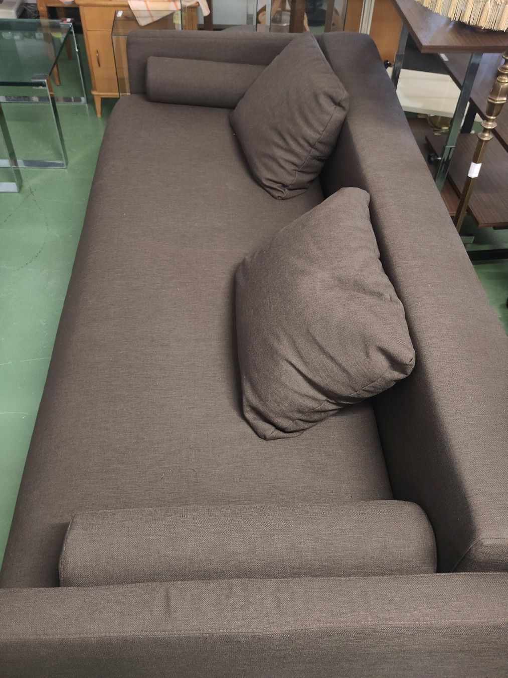 Divani: Bettsofa Stoff in braun  – Usato da Pratteln venduto da Cartonsducoeur_bl 1