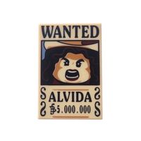26603pb543 Alvida Wanted Poster One Piece LEGO (NEU)