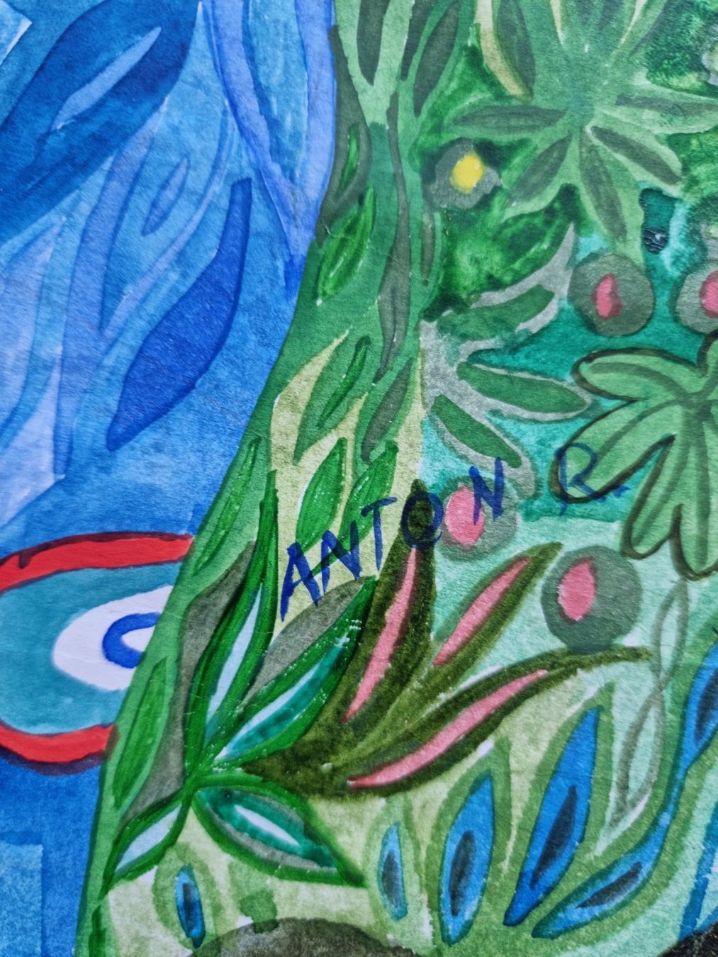 Dipinti: ANTON R AQUARELL AUF PAPIER – Usato da Gersau venduto da grafik-kunst 4