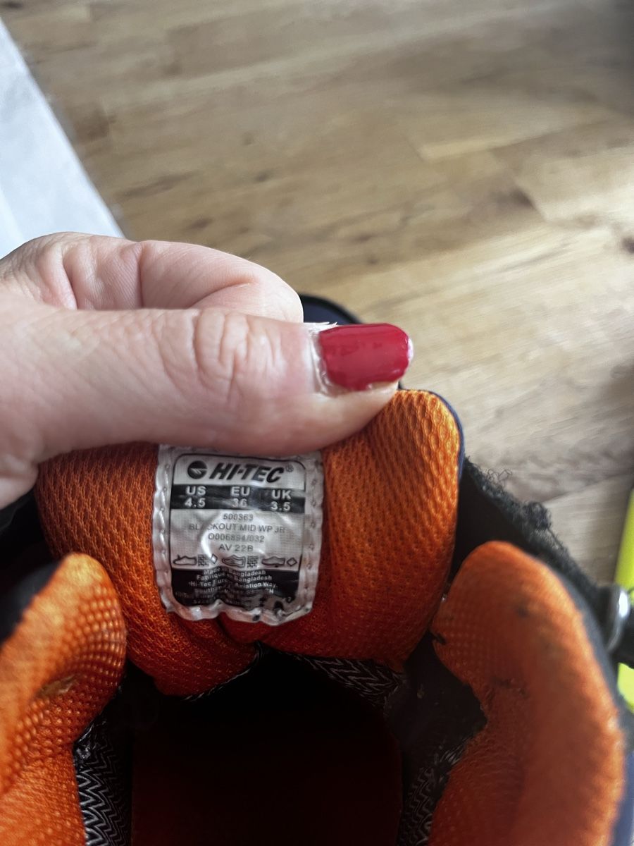 Schuhe für Jungen: Kinderstiefel Hi-Tec Grösse EU 36 blau gebraucht – Gebraucht aus Stadel von Ani78 4