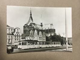 AK DDR 100 Jahre Strassenbahn Rostock