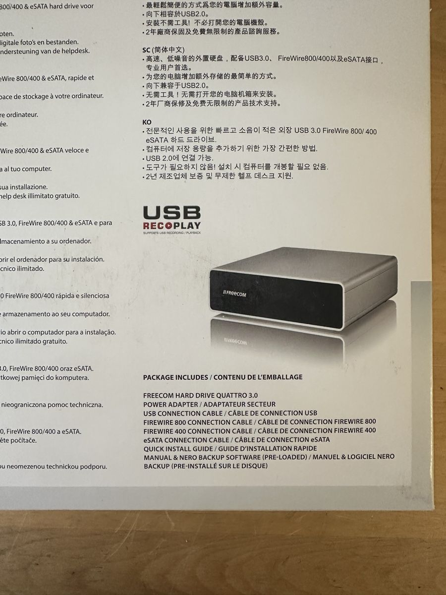 Freecom Dischi rigidi: Freecom Quattro 3.0 inkl. 4 TB HDD – Nuovo e nell'imballaggio originale da Luzern venduto da FrankGroebel 1