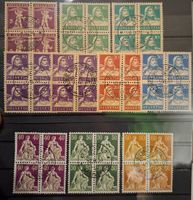 4er Blocks Sitzende Helvetia / Tell 