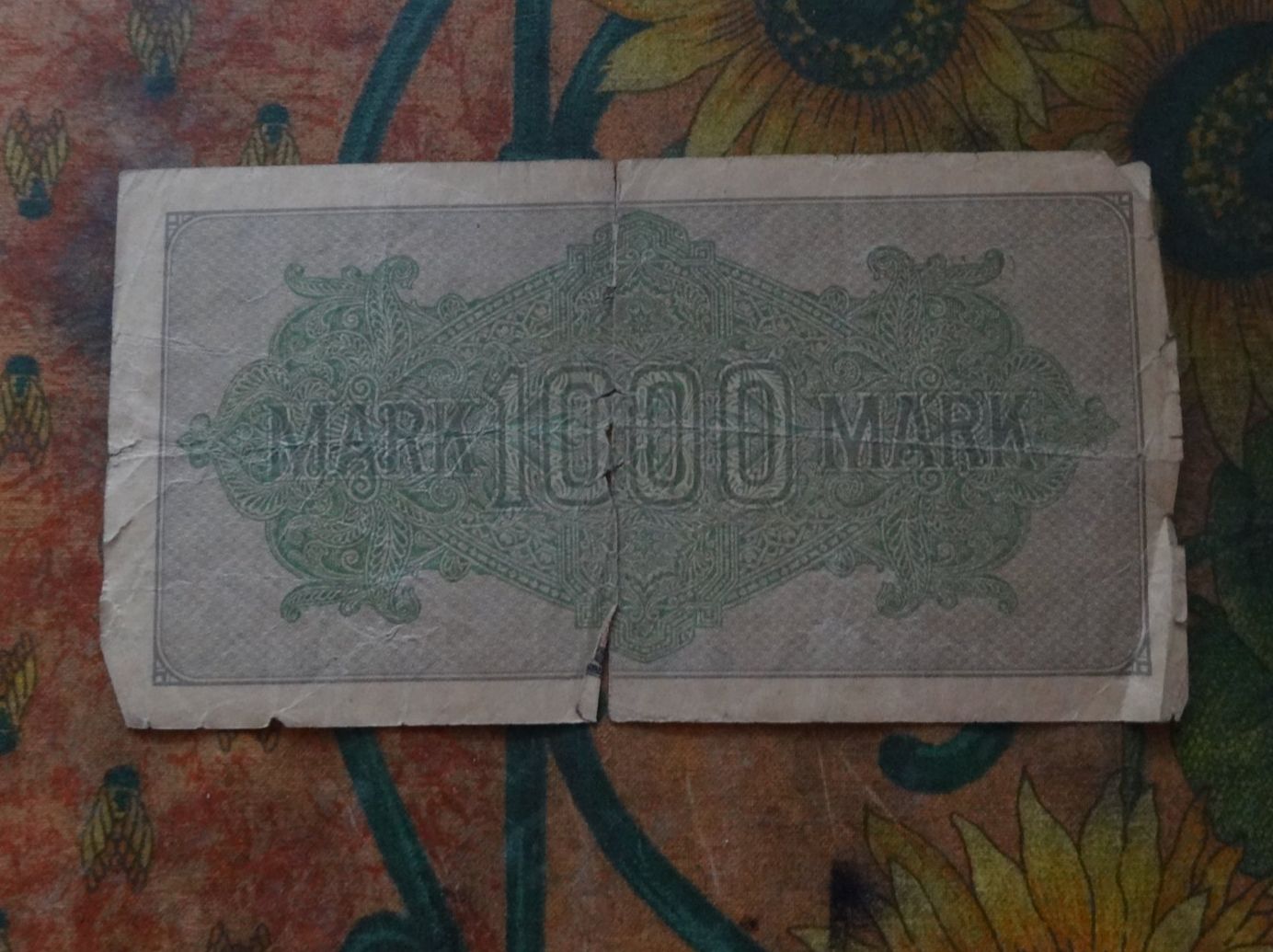 Banknoten: DEUTSCHLAND  1000  Mark  1922  Billet – Gebraucht aus Romanel-sur-Lausanne von Swift13 1