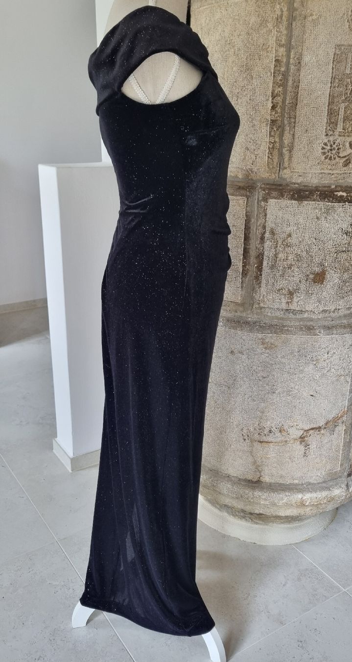 Vestiti: Schwarzes Samtabendkleid von Christian Berg Gr. 36 – Usato da Champlan venduto da acr_kkd5 3