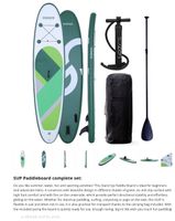 2 Sets Stand Up Paddle Boards 320 cm (Grün & Blau) New Cond.