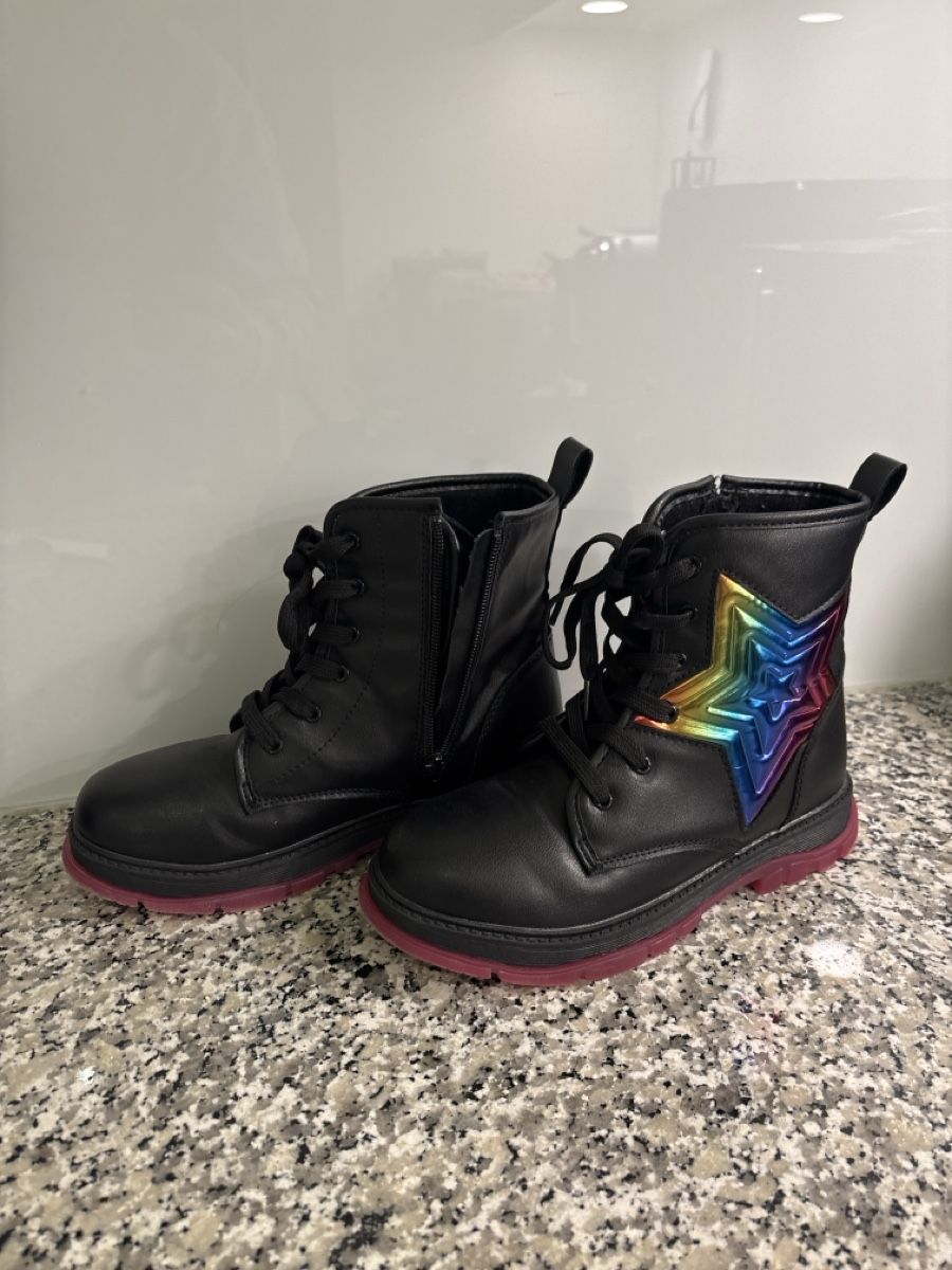Scarpe per ragazze: Coole Mädchen Boots mit Stern Applikation, Grösse 36 – Usato da rheineck venduto da Neshi06 4