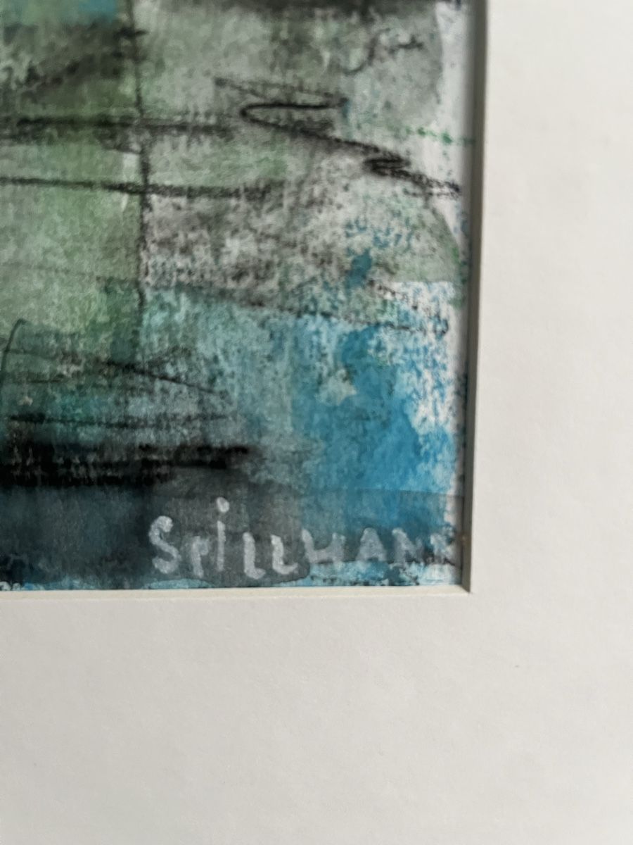 Dipinti: Abstrakte Kunst Aquarell/Pastell, signiert Spilmann – Usato da Riehen venduto da mcmal 2