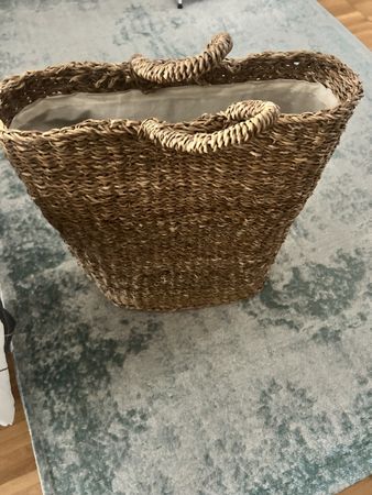 Sommer Strandkorb Tasche gross, Wäschesack