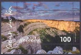2017  SONDER  BLOCK 1Fr.  CREUX DU VAN  ** Postfrisch **