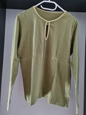 Neuw. T'Shirt langarm - oliv - Gr.L - XL