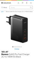 Baseus 140W 3.1 USB-C GAN Ladegerät - iPhone 15, Macbook Pro