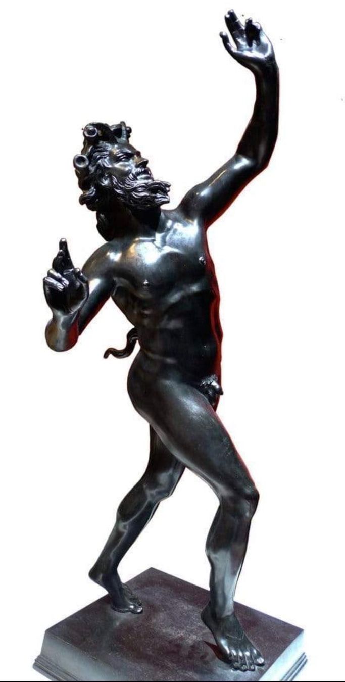 Sculture & Statue: Bronzestatue The Dancing Satyr Pompeii – Nuovo (secondo la descrizione) da Küsnacht ZH venduto da LuxuryBroker
