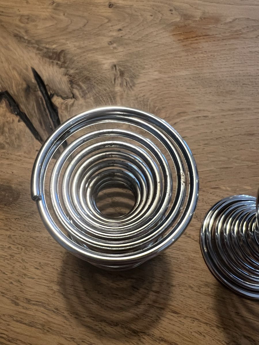 Altre Stoviglie: 2er Set Spiral Eierbecher, Edelstahl – Usato da Zürich venduto da luc_tx6w 1