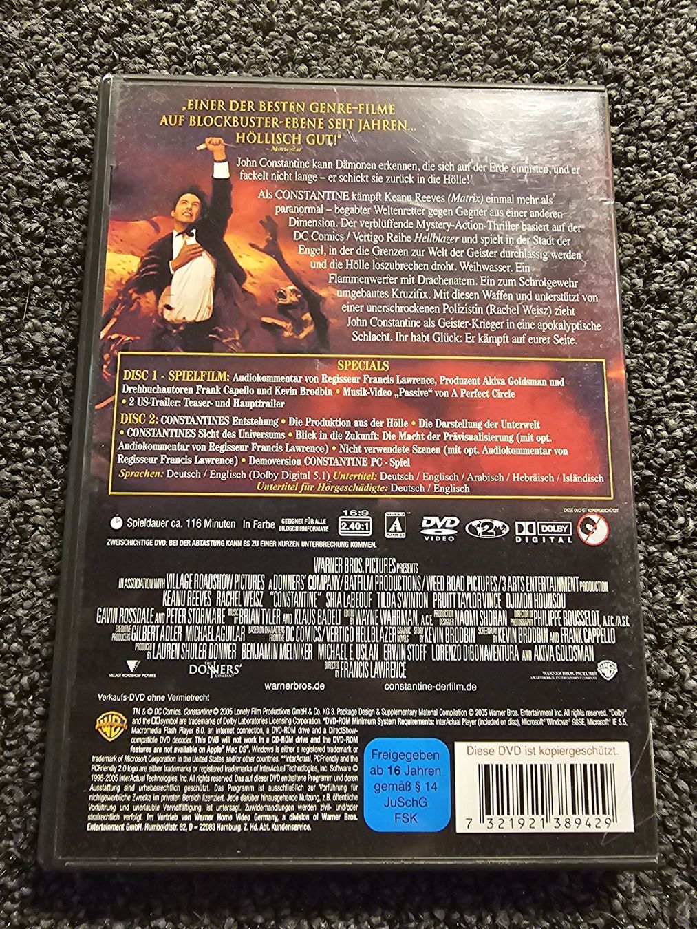Tutti i DVDs: Constantine (21376) – Usato da Ruswil venduto da jan_bxl5 1