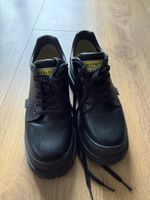 Buffalo London noir, taille 38 - Bottines tendance!