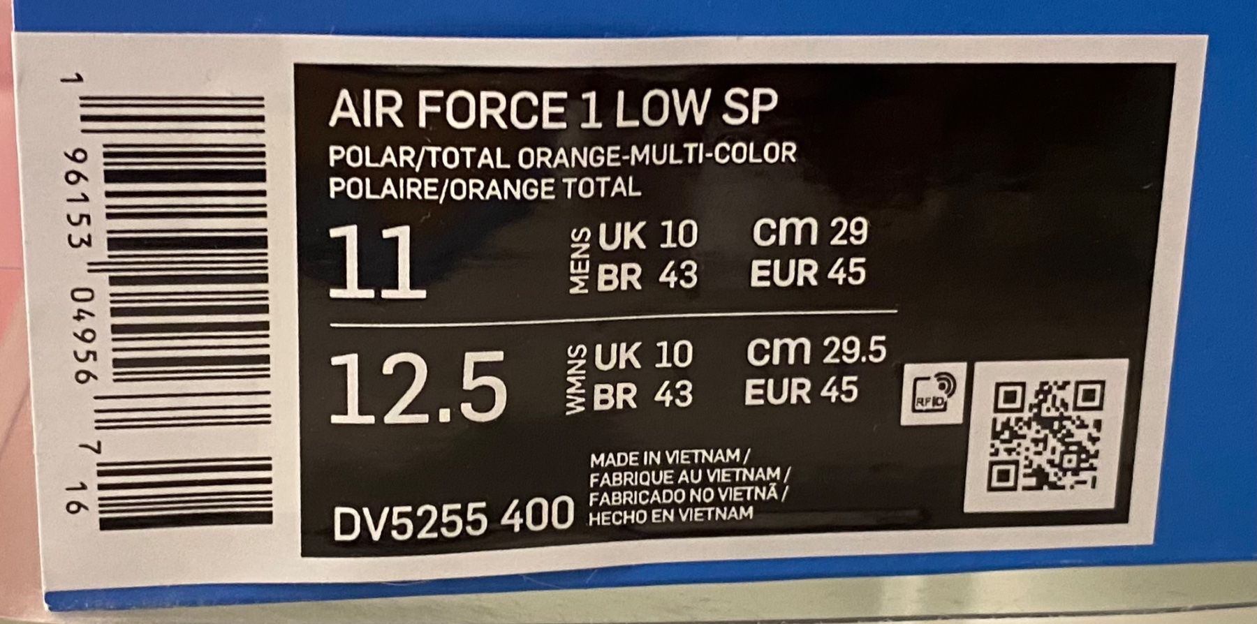 Nike Herrenschuhe: Nike Air Force 1 x UNDEFEATED Multicolour – Neu und originalverpackt aus Zürich von  4