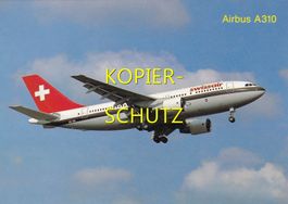 Flugzeug Airbus 310 der Swissair /bc