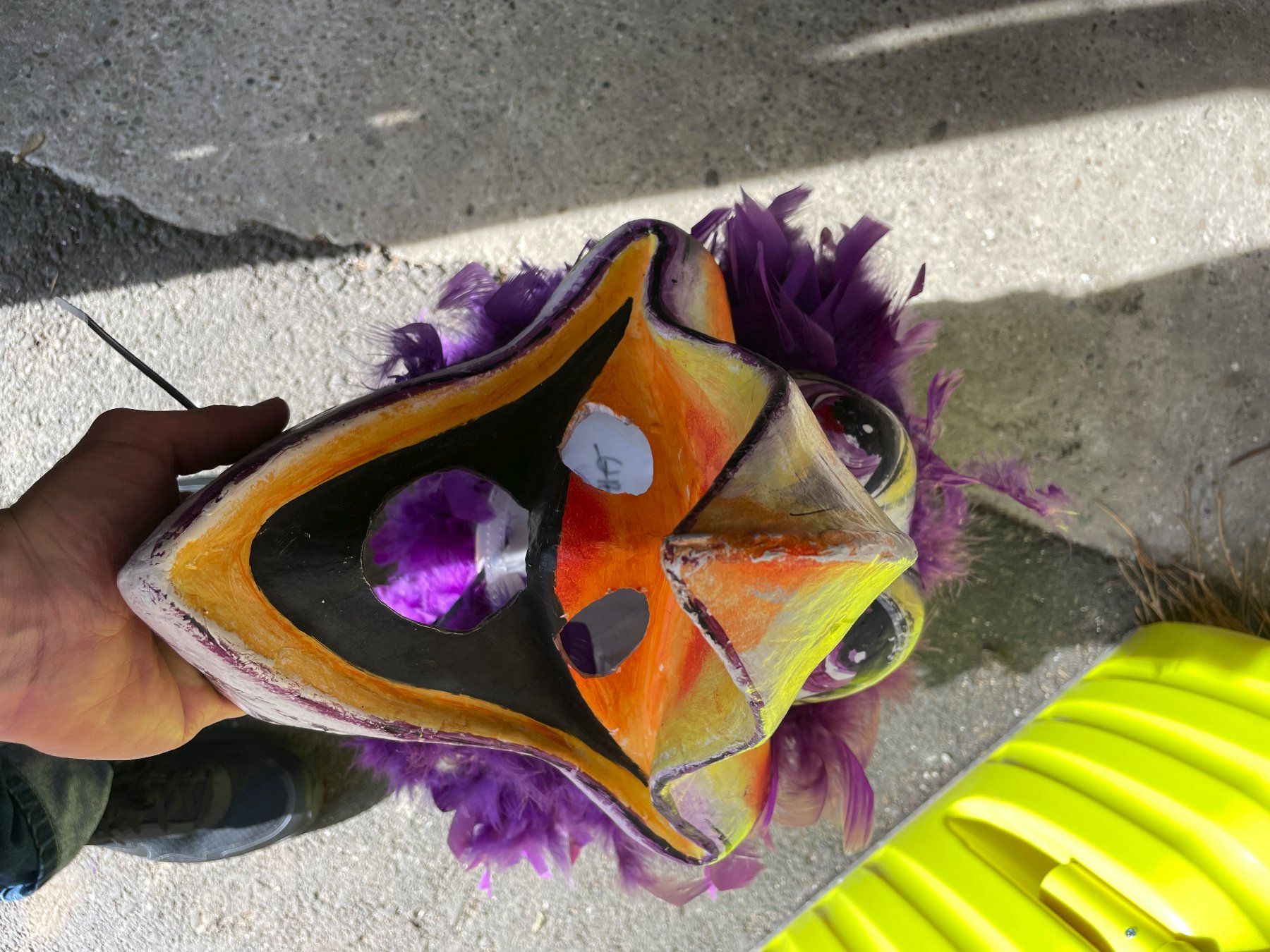 Maschere: Fasnachtsmaske aus Luzern oder Basel – Usato da Madiswil venduto da mototeile 3
