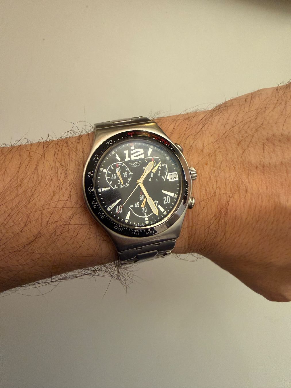 Swatch Orologi: Swatch Irony Chrono "Upper Steel" – Usato da Rheinfelden venduto da SevenHills 2