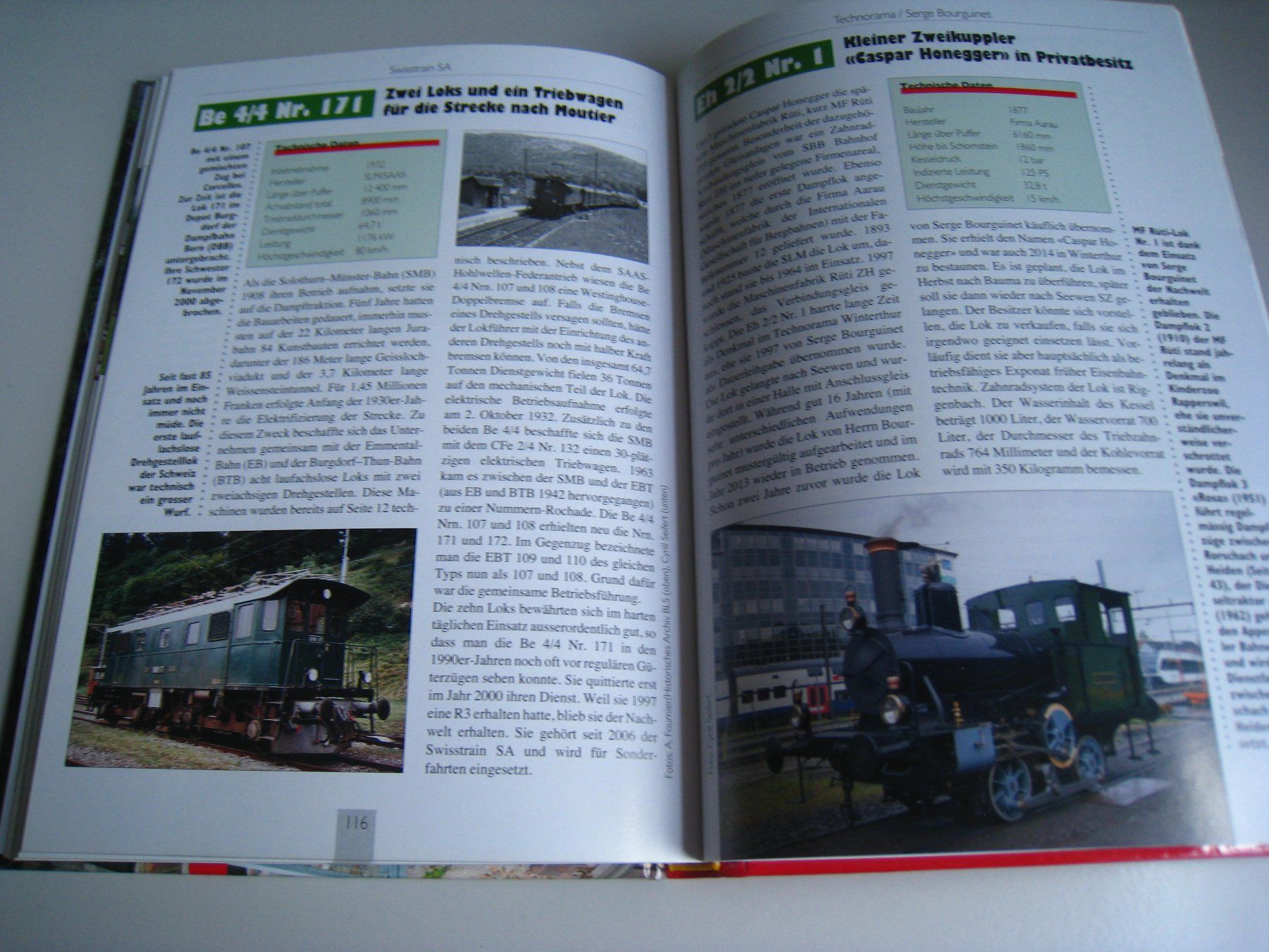 Libri: Historische Loks + Triebwagen 1+2, Edition Lan 2013 + 2014 – Usato da Buchs ZH venduto da swiss-train 9