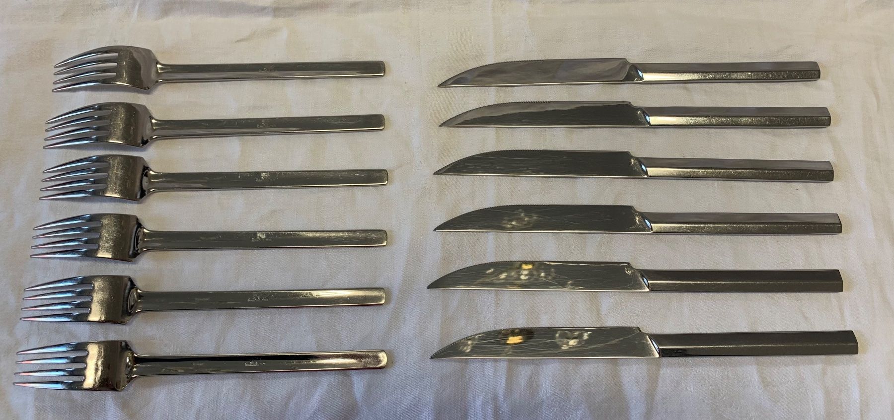 Rosenthal Set di posate: 12Tlg. Rosenthal Besteck Messer & Gabel – Usato da Brunnen venduto da Allerwaren 4